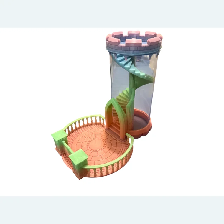 Spiral tower display